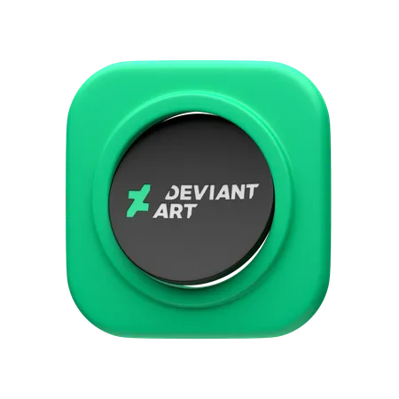 Free Deviantart  3D Icon