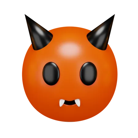 Free Devil Face  3D Illustration