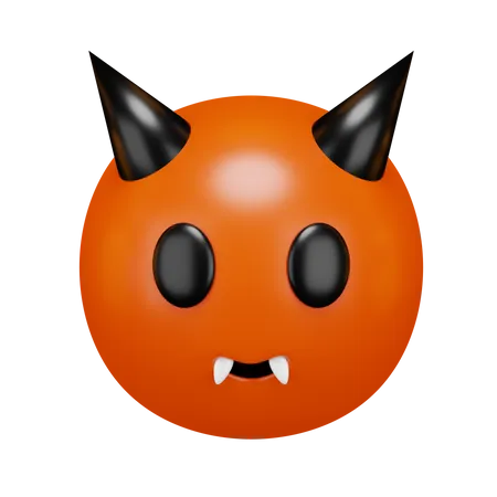 Free Devil Face  3D Emoji