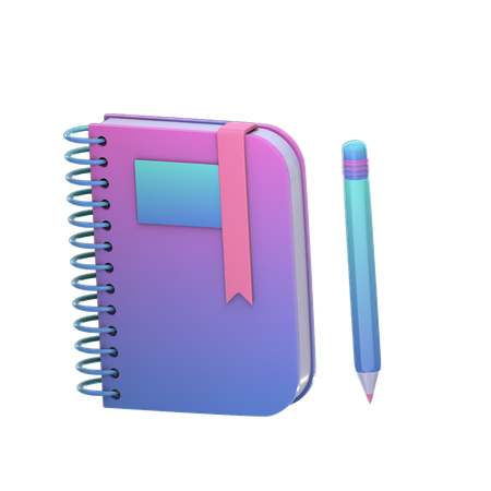 Free Diary  3D Icon