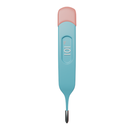 Free Digital Thermometer  3D Icon