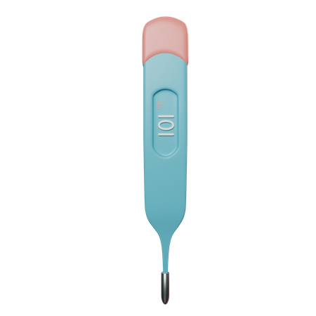 Free Digital Thermometer  3D Illustration