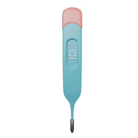 Free Digitales Thermometer  3D Illustration