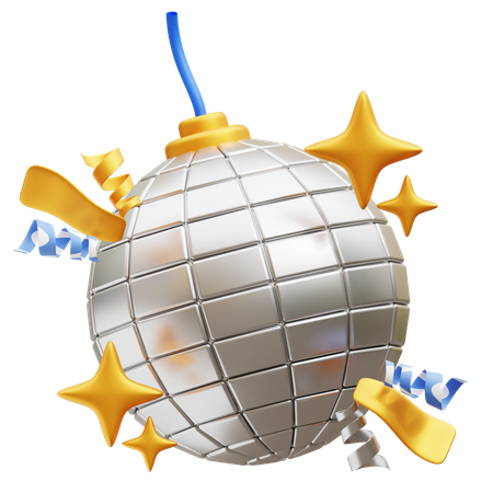 Free Disco Ball  3D Icon