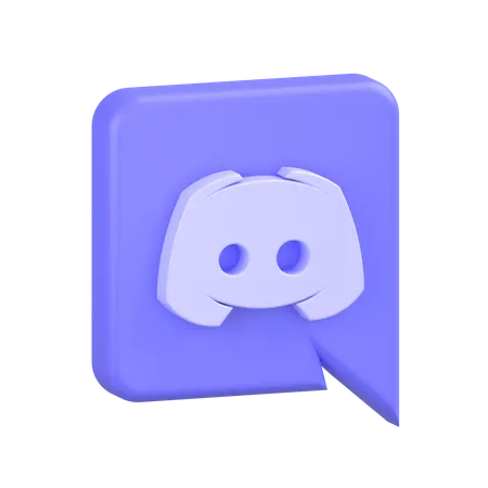 Free Discord  3D Icon