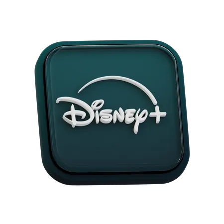 Free Disney+  3D Icon