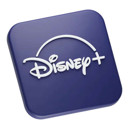 Free Disney Plus  3D Icon