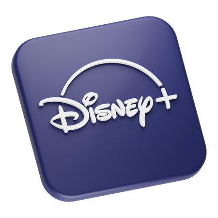 Free Disney Plus  3D Icon