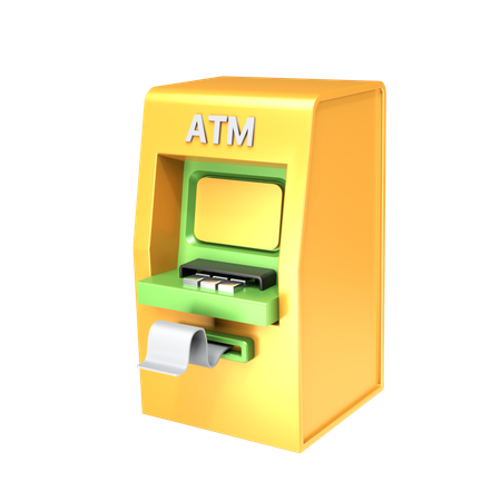 Free Distributeur de billets  3D Icon