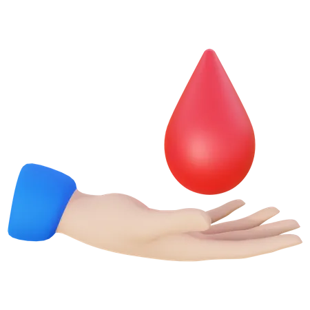 Free Doador de sangue  3D Icon