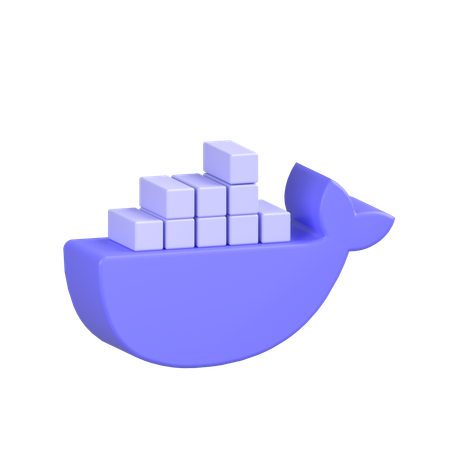 Free Docker  3D Icon