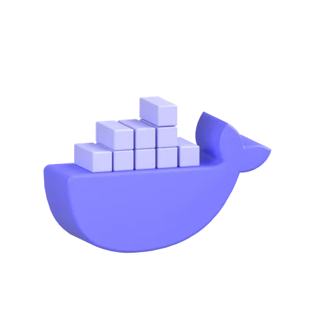 Free Docker  3D Icon