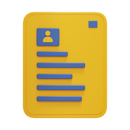 Free Document  3D Icon