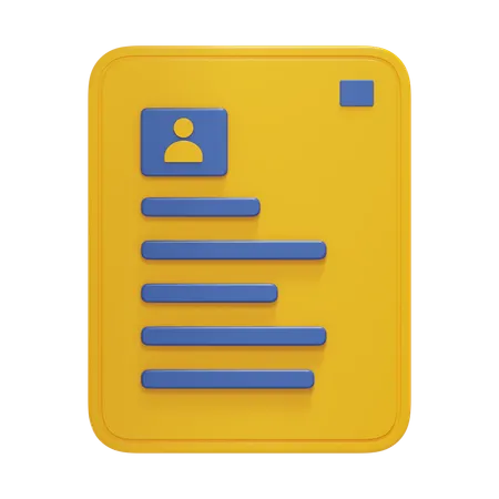 Free Document  3D Icon