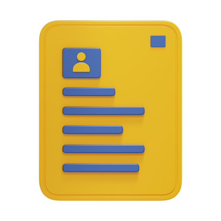 Free Document  3D Icon
