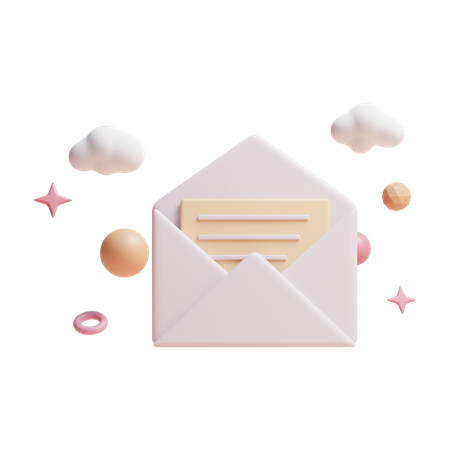 Free Document Mail  3D Icon