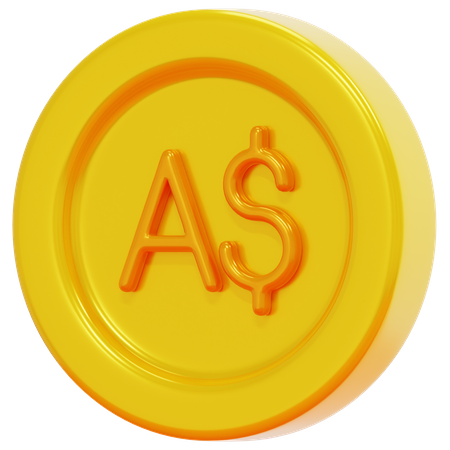 Free Dólar australiano  3D Icon