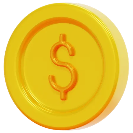 Free Dollar  3D Icon