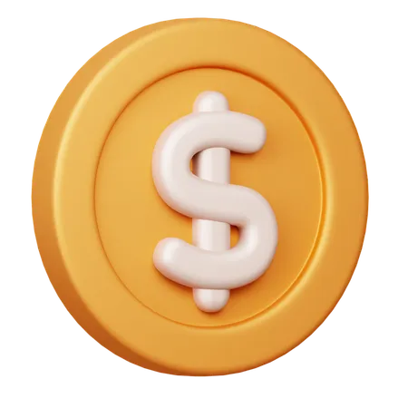 Free Dollar USD  3D Icon