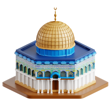 Free Dome Of The Rock  3D Icon