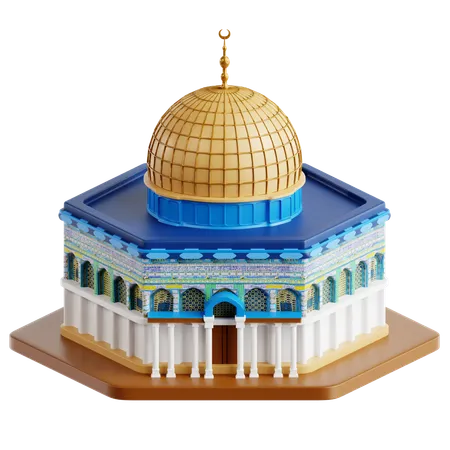 Free Dome Of The Rock  3D Icon