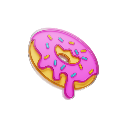 Free Donut  3D Icon
