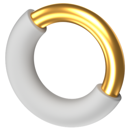 Free Donut-Diagramm  3D Icon