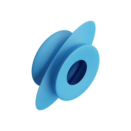 Free Donut flying saucer  3D Icon