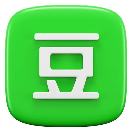 Free Douban  3D Icon