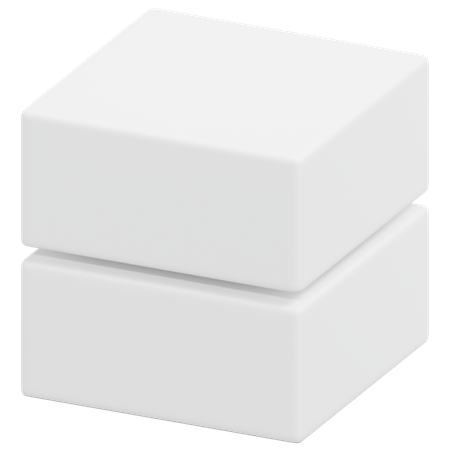 Free Double Block Stack  3D Icon