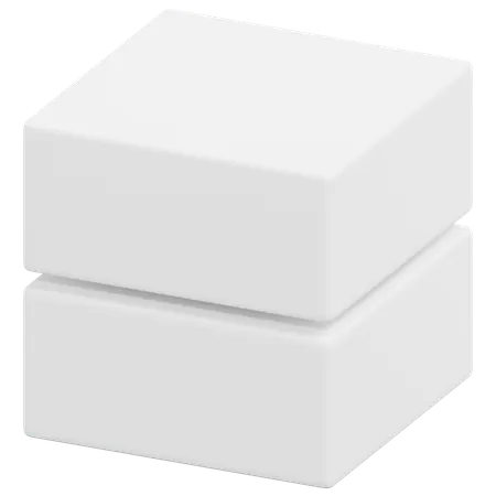 Free Double Block Stack  3D Icon