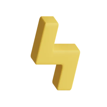 Free Double L Shape  3D Icon