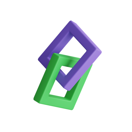 Free Double Quadrilateral  3D Icon