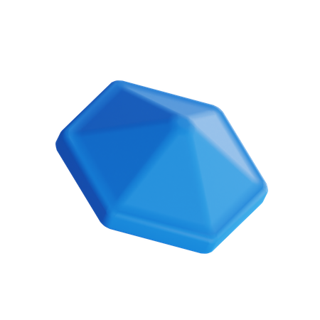 Free Double Sided Hexagon 3D Illustration