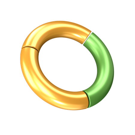 Free Doughnut Chart  3D Icon