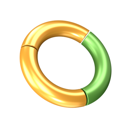 Free Doughnut Chart  3D Icon