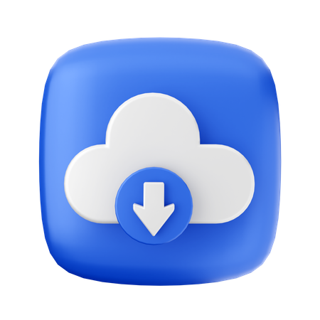 Free Download Cloud  3D Icon