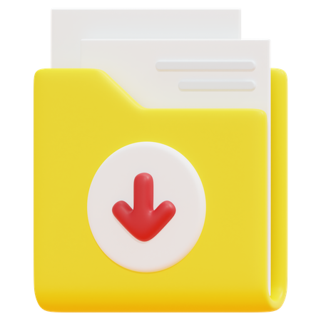 Free Download Folder  3D Icon