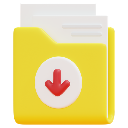 Free Download Folder  3D Icon