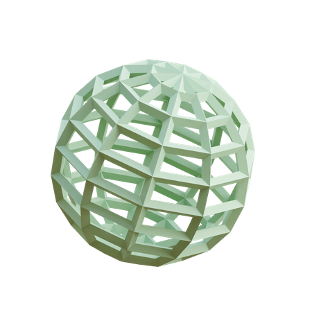 Free Drahtgitter-Globus  3D Icon