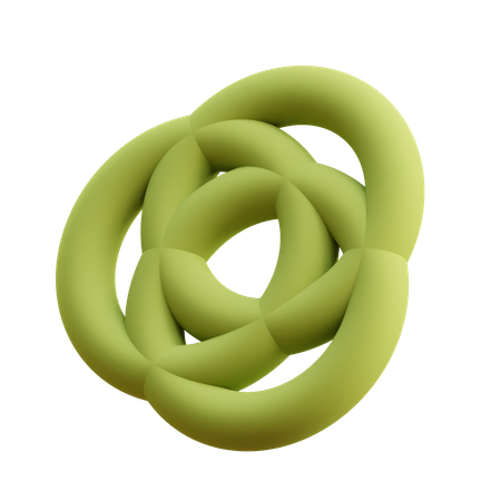 Free Drahtgitter-Tri-Donut  3D Icon