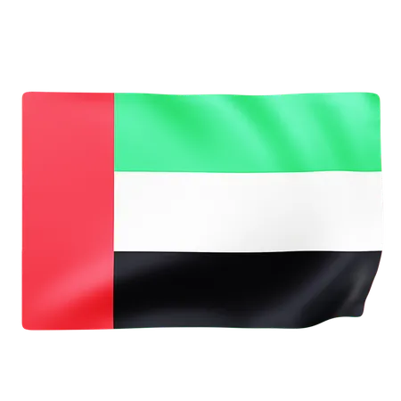 Free Drapeau des Émirats arabes unis  3D Icon