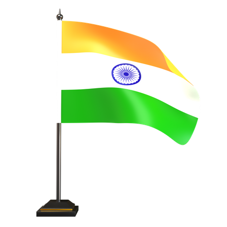 Free Drapeau indien  3D Icon