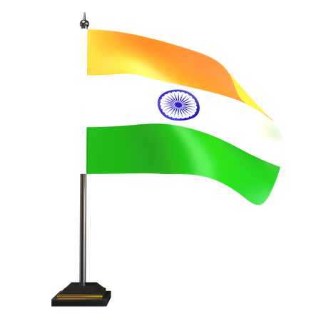 Free Drapeau indien  3D Flag