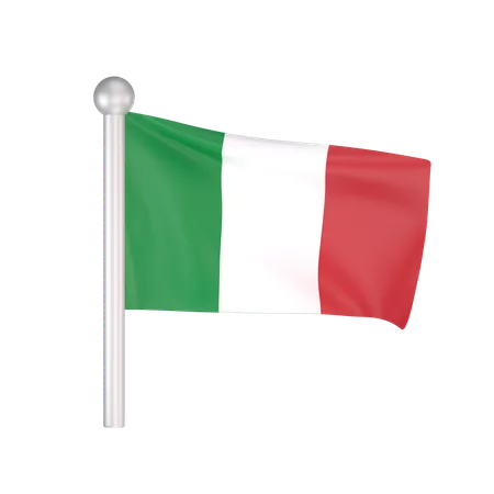 Free Drapeau Italie  3D Icon