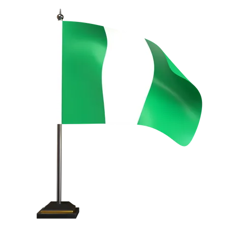 Free Drapeau nigérian  3D Flag