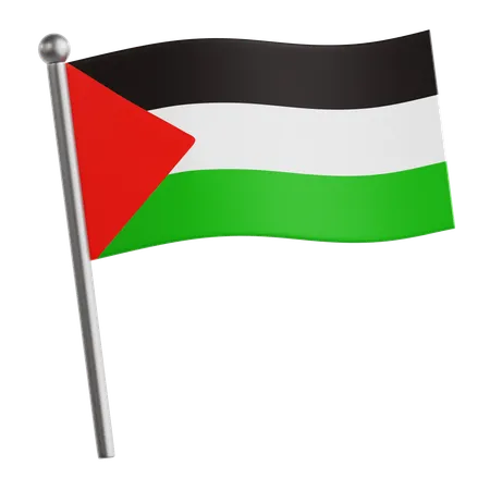 Free Drapeau palestinien  3D Icon