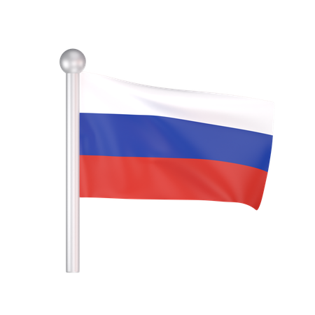 Free Drapeau de la Russie  3D Icon