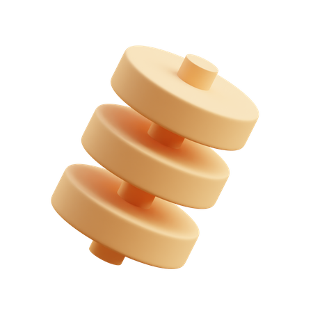 Free Dreizylinder am Stiel  3D Icon