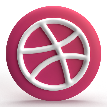 Free Dribble  3D Icon